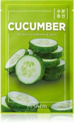 The Saem Natural Mask Sheet Cucumber Masca hidratanta cu efect revitalizant sub forma de foaie 21 ml Masca de fata