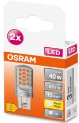 OSRAM 2 Becuri LED Osram PIN, G9, 4.2W (40W), 470 lm, lumina calda (2700K) (000004058075449893) - evomag