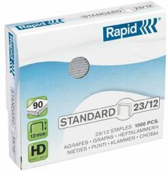 Rapid Standard 23/12 horganyzott tűzőkapocs (1000 db/doboz) (E24869400)