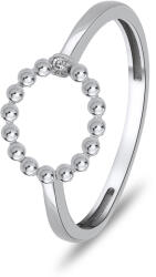 Brilio Silver Modern női gyűrű átlátszó cirkónium kövekkel RI009W 50 mm