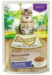 Stuzzy Bocconcini Chunks with Turkey Sterilized 85g curcan in sos pentru pisici adulte dupa sterilizare