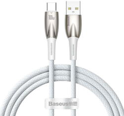Baseus USB for USB-C Glimmer Series, 100W, 1m (White) (27196)