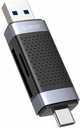 ORICO Card reader CD2D-AC2-BK-EP Pentru SD/Micro SD, USB-C/USB, Negru (27738) - vexio