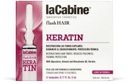 La Cabine Fiole Flash Hair Keratin, 7 fiole x 5 ml, La Cabine