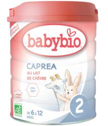 BabyBio Lapte praf Caprea 2 Bio 6-12 luni, 800g, BabyBio