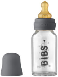 BIBS - Set complet biberon din sticla anticolici, 110 ml, Iron (5013221)