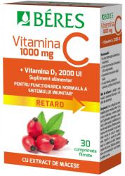 BÉRES Vitamina C 1000mg + Vitamina D3 2000 UI, 30 comprimate, Beres