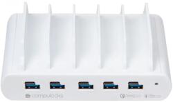Compulocks 5 Port USB and USB-C Multiple Tablet Charging Station - EU Plugs (5PUSBCDKS-EU)