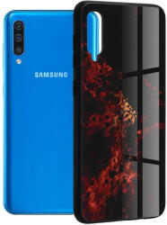 Techsuit Husa Husa pentru Samsung Galaxy A30s / A50 / A50s - Techsuit Glaze Series - Red Nebula (KF235355) - vexio