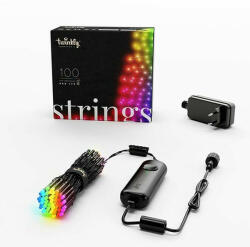 Twinkly strings - Karácsonyfa okosizzó - Fényfüzér - 100 db LED - 8 m - RGB szín - Programozható (TWS100STP_BEU)