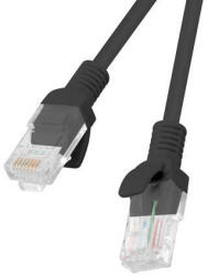 Lanberg PCU6-10CC-0100-BK networking cable Black 1 m Cat6 U/UTP (UTP) (PCU6-10CC-0100-BK) - vexio