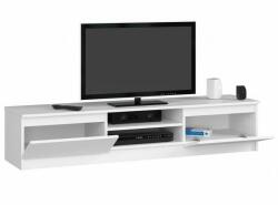 AKORD TV állvány 160 cm - Akord Furniture - fehér (OP0LRTVCLP160BIA)