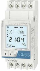  ORBIS Zeitschalttechnik DATA LOG 230 V Kalapsínes időkapcsoló óra (OB174012)