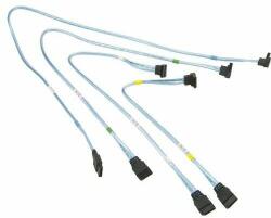 Supermicro SATA kábel szett 4db 20-30-40-60 cm (CBL-0186L) (CBL-0186L)