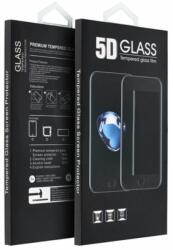 Utángyártott Apple iPhone 15 Plus, 5D Full Glue hajlított tempered glass kijelzővédő üvegfólia, fekete