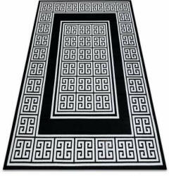 Gloss Modern GLOSS szőnyeg 6776 85 elegáns, görög fekete / elefántcsont (AT3512)