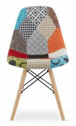 Mercaton Skandináv stílusú szék, Mercaton, Szöul, textil, fa, többszínű mo (MCTART-3335_1)