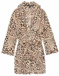 Victoria's Secret Logo Short Cozy Halter, pezsgő leopárd, Marime XL (VS-746)