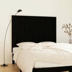 vidaXL Fekete Fenyőfa Fali Fejtámla - 146, 5x110 cm (824947)