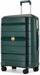 RESENA Gurulós Bőrönd S Kabin méretű, 54cm, Sötétzöld (RP1921-S-Green)