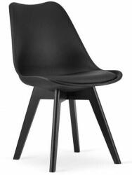 ARTOOL Konyha/nappali szék, Artool, Mark, PP, fa, fekete, 49x55.5x82.5 cm (ART-3706_1)