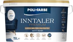 Poli-Farbe Inntaler Premium Latex Beltéri Falfesték 15l, Fehér