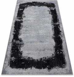 My carpet company kft CORE szőnyeg A004 árnyékolt - Structural, két szintű, fekete / szürke 200x290 cm (AT4056)