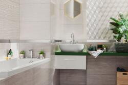 Domino Blink 29, 8x24, 5cm szürke mozaik dekorcsempe