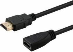 SAVIO HDMI hosszabbító kábel Ethernettel 1m Fekete (CL-132)