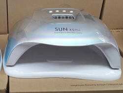 SUN SUNX 5 plus gyöngyházezüst 54W profi UV/LED műkörmös lámpa (ar3n-2137429)