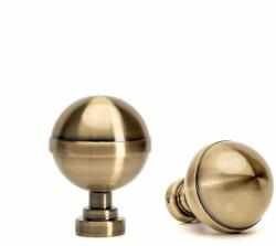  Odiseu Dupla Függönyrúd - Antik Arany - 360 cm