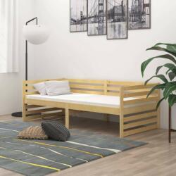 vidaXL tömör fenyőfa kanapéágy 90 x 200 cm (806945) - pepita