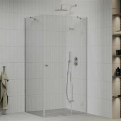 Mexen Roma 80x120 aszimmetrikus szögletes nyílóajtós zuhanykabin (854-080-120-01-00)