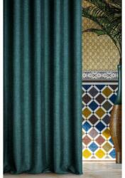 Morocco öko stílusú sötétítő függöny Sötét türkiz 140x250 cm (HS406567)