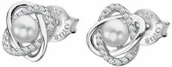 Lotus Silver Ezüst bedugós fülbevaló cirkónium kövekkel és gyöngyökkel LP3094-4/1 - mall