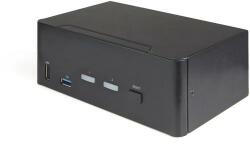 StarTech Switch KVM Startech SV231DHU34K6, 2x HDMI, Black (SV231DHU34K6) - flax