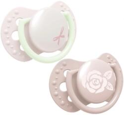 LOVI Suzete din silicon Lovi - Baby Shower Girl, 0-2 luni, 2 bucăți (22/900g)