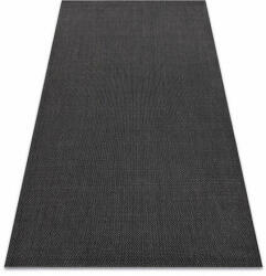 My carpet company kft Fonott sizal flat szőnyeg 48663/090 fekete SIMA 200x290 cm (B363)
