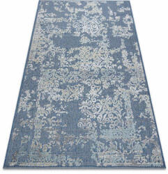 SOLE D3811 Lapos Szőtt Szőnyeg - Kék/Bézs - 180x270 cm (BA069)