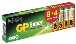 EMOS GP Alkáli elem SUPER AA (LR6) 8+4DB (B1320T2)