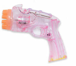  Átlátszó buborékfújó pisztoly, rózsaszín (81057)