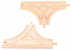 Bigjigs Toys Comutator Bigjigs Rail T 2 buc (DDBJT108) Trenulet