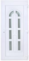 Delta Boszporusz jobbos műanyag bejárati ajtó 100x210 cm, fehér, 8 üveges
