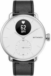 Withings Leather Wristband 18mm w Silver buckle for Scanwatch 38m (3700546703317)