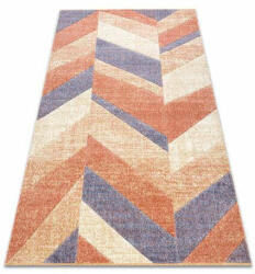 My carpet company kft Feel szőnyeg 5673/17931 bézs/terrakotta/ibolya 140x190 cm (MO237)