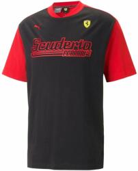 PUMA Scuderia Ferrari Race Statement férfi póló, fekete-piros, 2023 (14734)