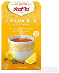 YOGI TEA Tisztító (méregtelenítő) citrommal bio tea filteres 17x