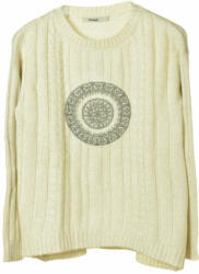 Desigual Maila fehér női pulóver - L (8434486233904)
