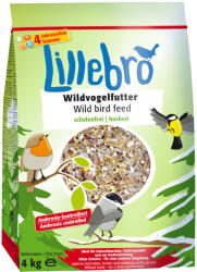 Lillebro Lillebro hámozott madáreleség-mix: 4kg vadmadáreledel+1kg hántolt földimogyoróbél