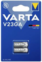 VARTA 23A alkáli elem, távirányító elem, 12V 50 mAh, 2 db, Varta Professional A23, E23A, V23A, V23PX, V23GA, L1028, MN21, G23A